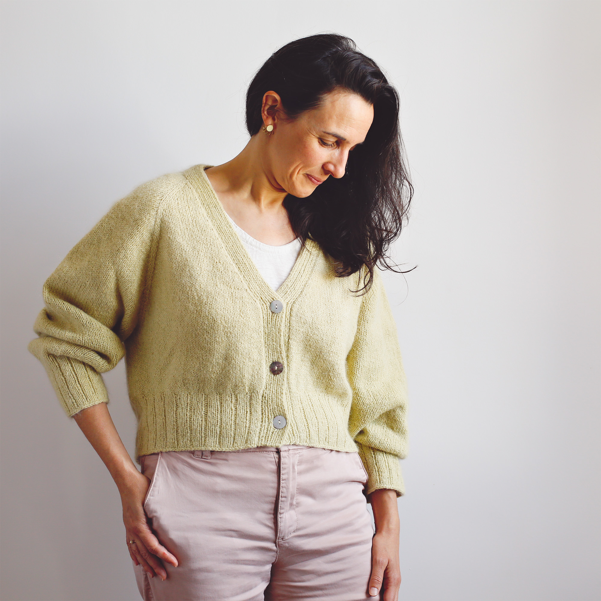 Un Type-V cardigan tout en douceur
